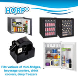 4.7 Ohm 3-Pin PTC Starter Relay Replacement - Mini Fridge Compact Refrigerator Beverage Cooler Wine Beer Kegerator
