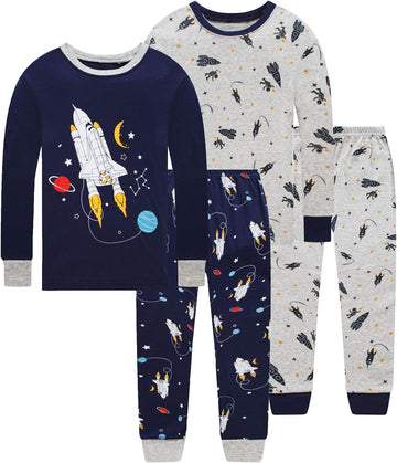 Boy Pajamas Toddler Kids Pjs Set Cotton Soft Clothes Sleepwear