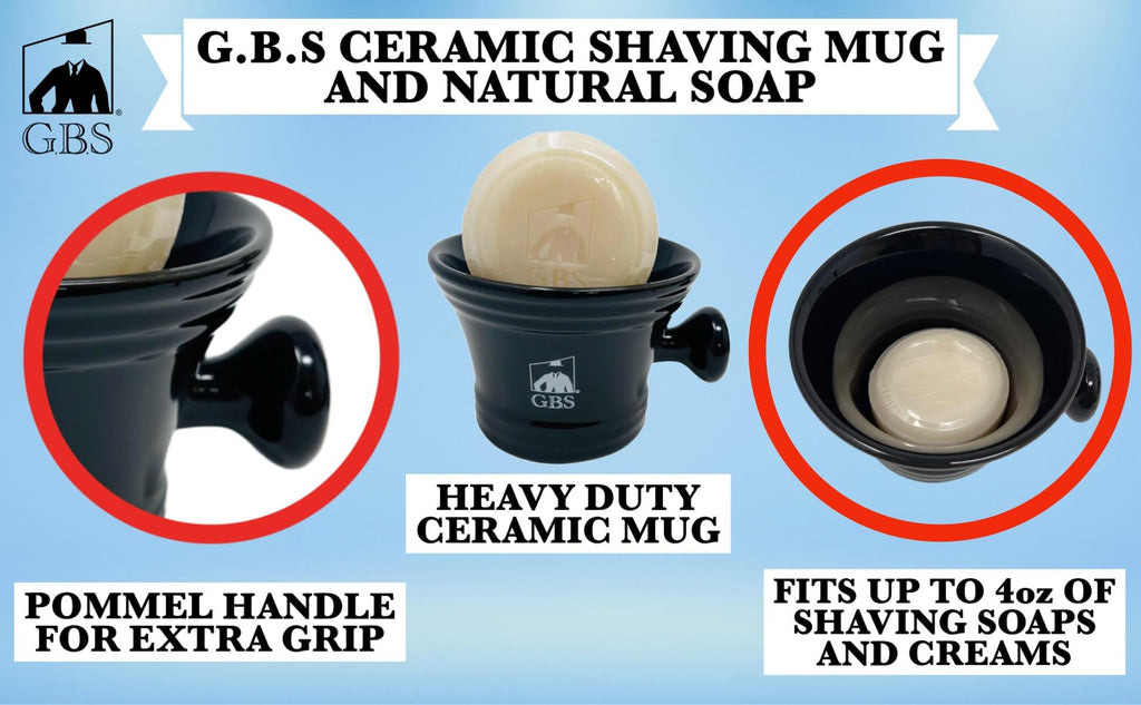 Straight Razor Wet Shaving Kit - Classsic Shave Grooming Gift Set for Men - Includes: Straight Edge Razor, Shaving