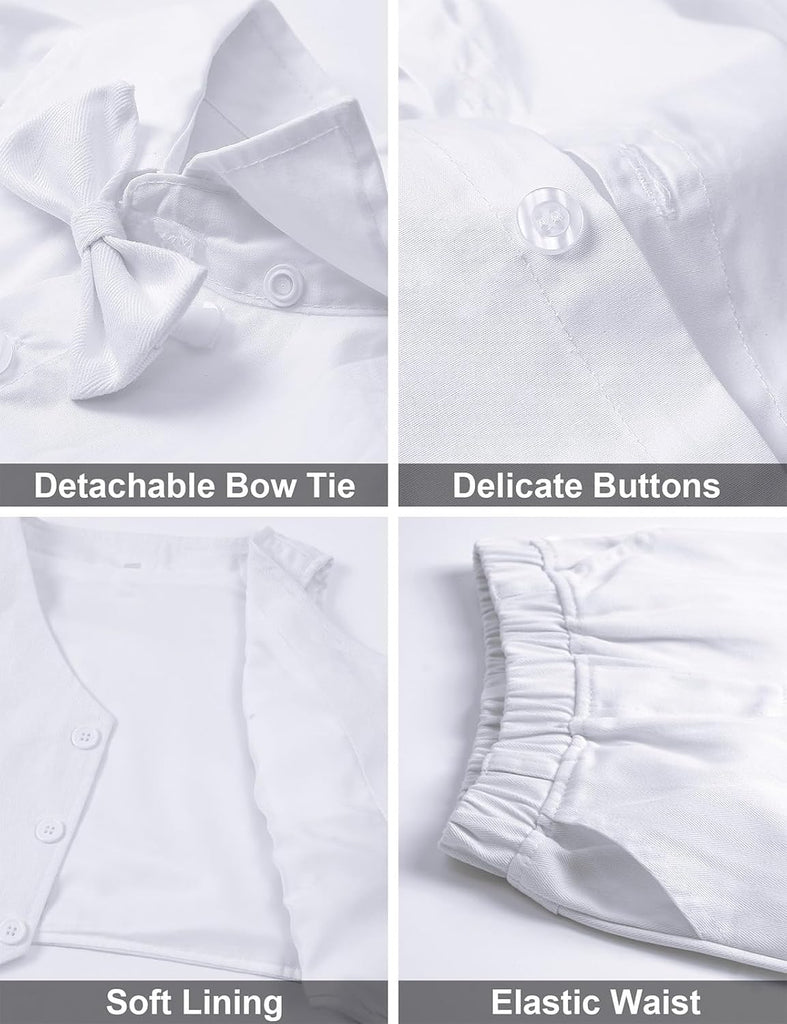 Baptism Outfits for Boys Toddler Baby Christening Suits White