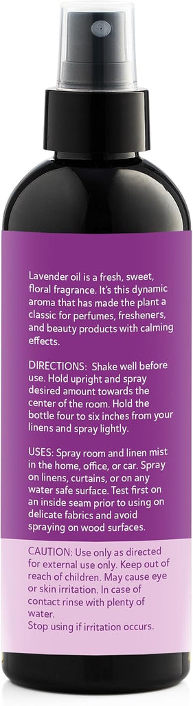 100% Natural Lavender Spray | 2-Pack | for Relaxing - Room & Linen Spray for Sleeping - Calming Essential Oil - Set of 2