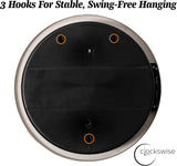 Clockswise 10in Wall Mounted Clock with Hidden Storage Door Stylish Safe for Valuables Featuring Secret Interior Compartment Diversion...