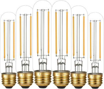 T10 Led Bulb,Dimmable,E26 Led Bulb 40w,Warm White 2700K,Clear