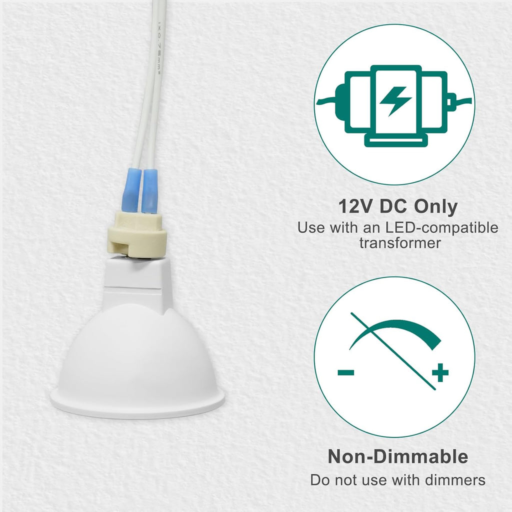 MR16 LED Bulbs 50W Equivalent, 4000K Natural White, 600LM