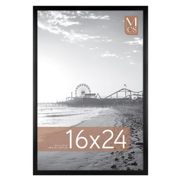 Foundation Poster Frame, 16x24, Black Traditional, 1-Pack