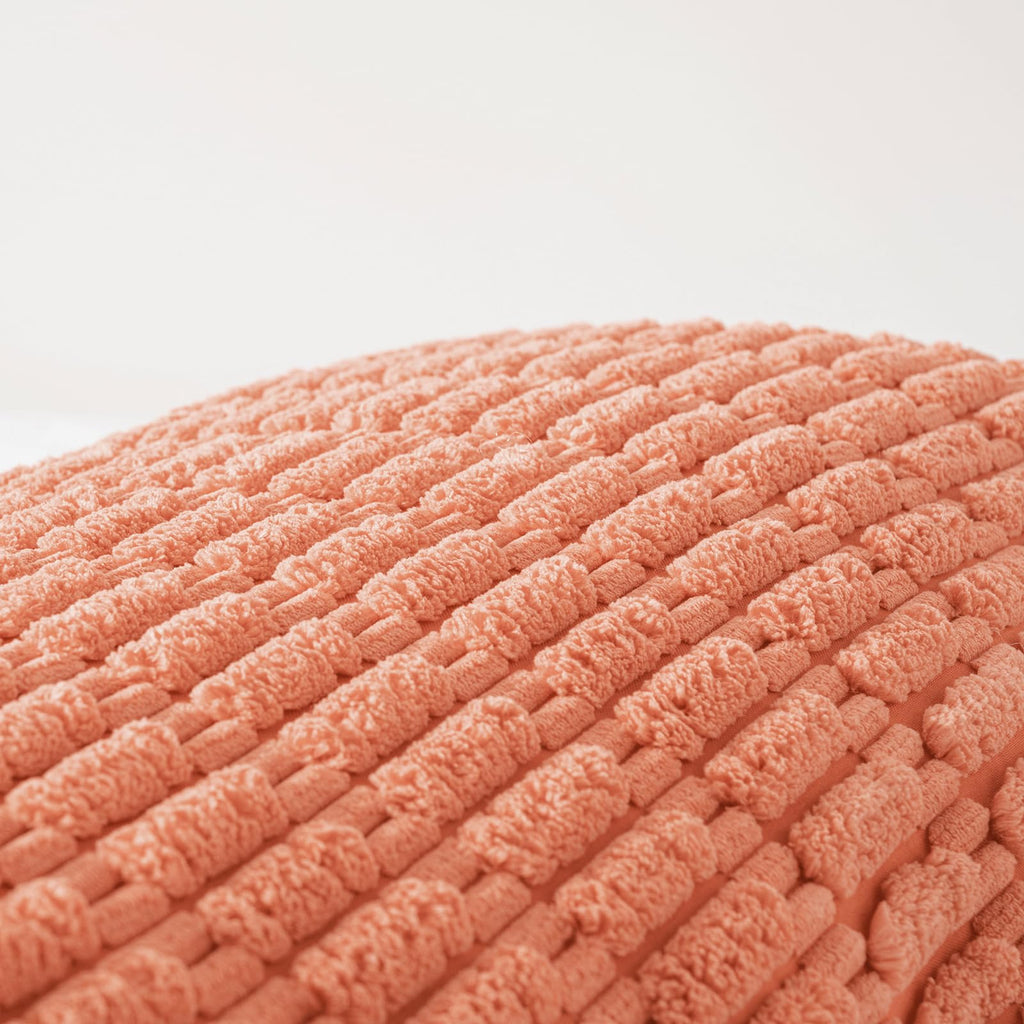Decorative Throw Pillow Covers for Bed Couch Bedroom Bench, Soft Corduroy Solid Pillow Case, Rustic Farmhouse Boho