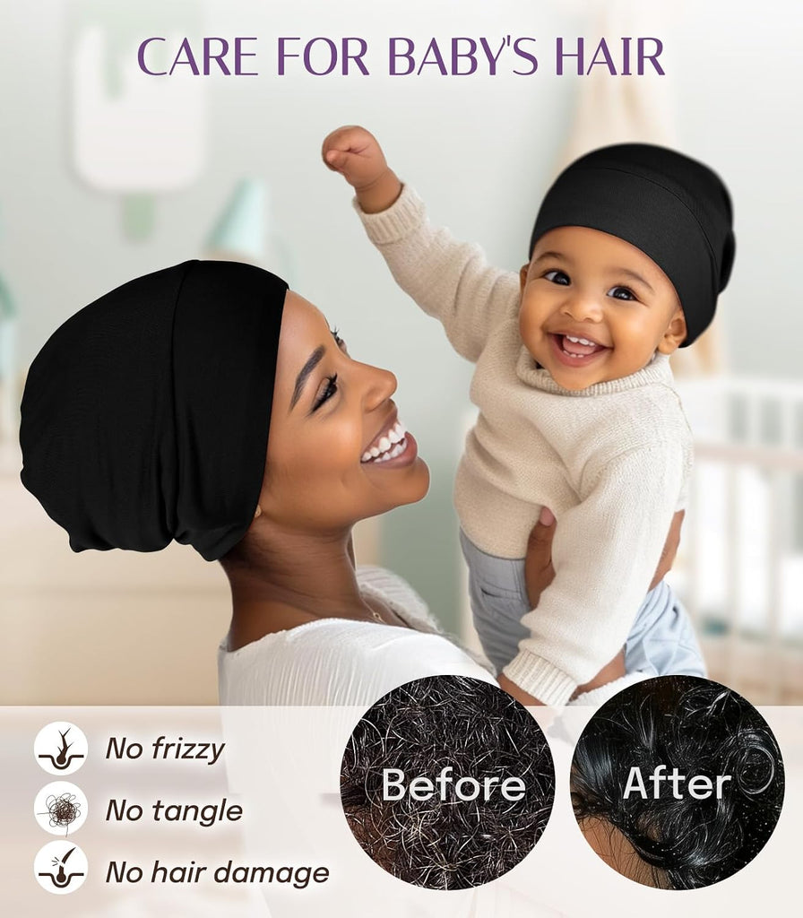 Silk Baby Bonnet, Sleep Cap, Adjustable