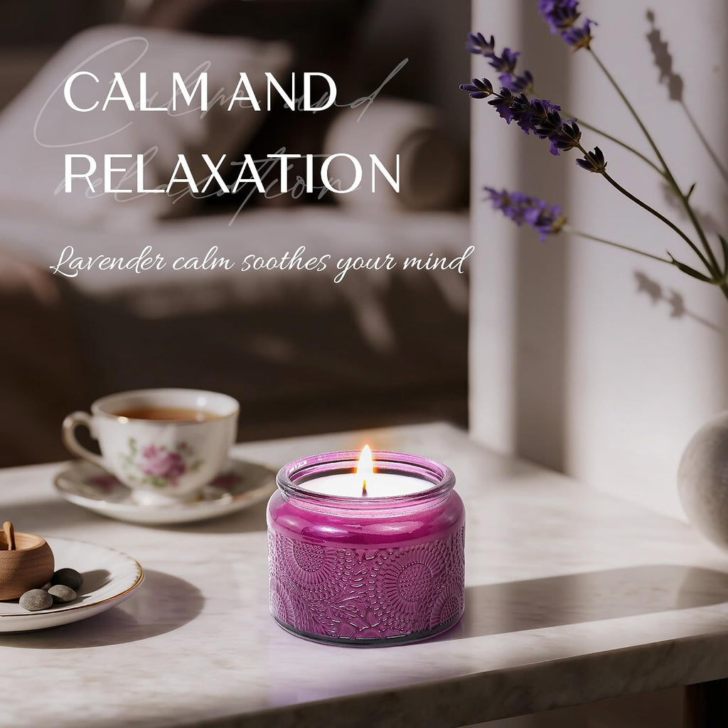 Candles for Women, Scented Candle Gift, Scented Candles, Birthday and Christmas Candle Gifts for Women - Set of 4