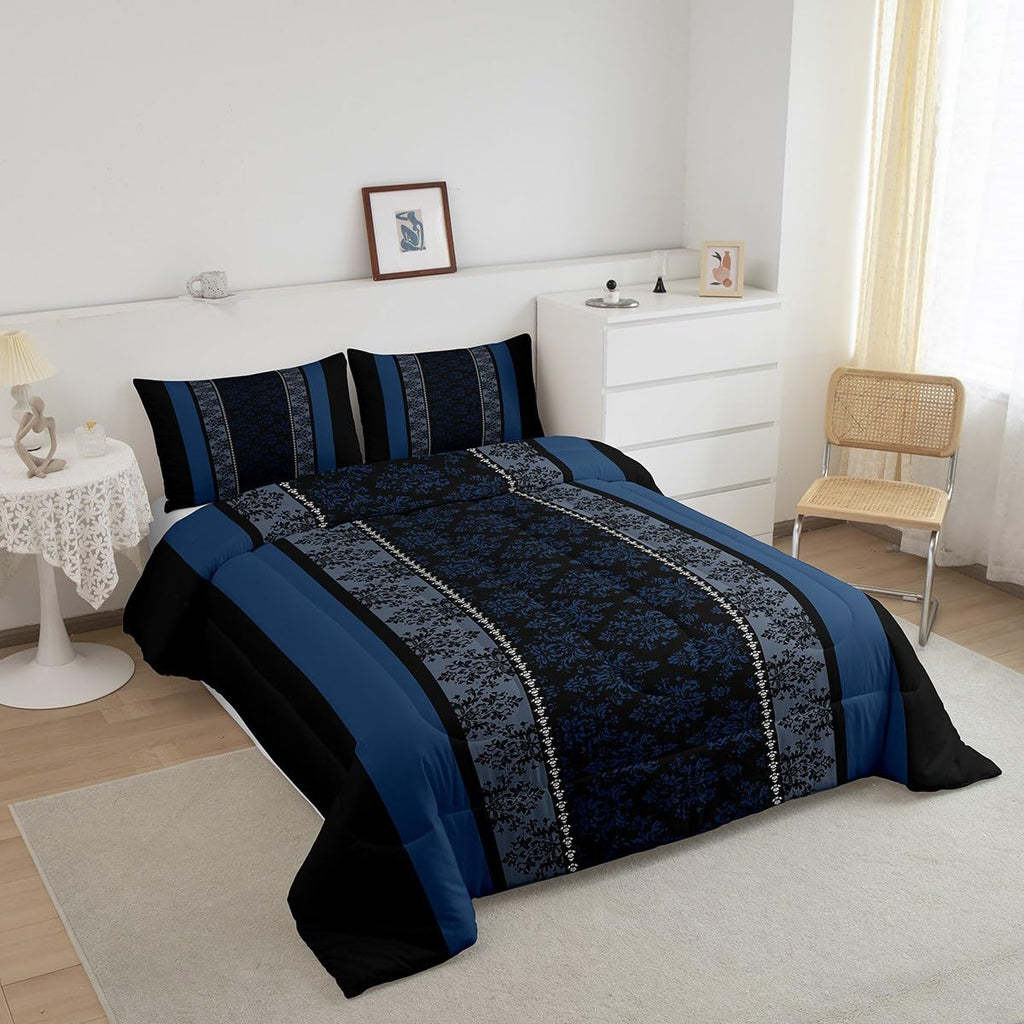 Classic Jacquard Bedding Set King Size for Boys Girls