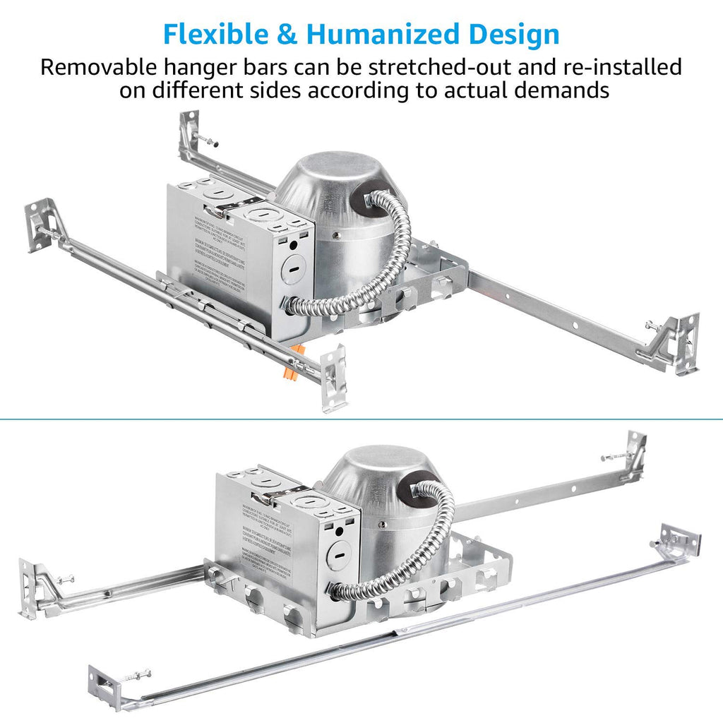 4 Inch Shallow New Construction Recessed Lighting Housing