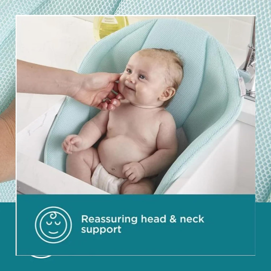 Infant Sink Bather and Soft Newborn Bath Seat for Ages 0-6 Months