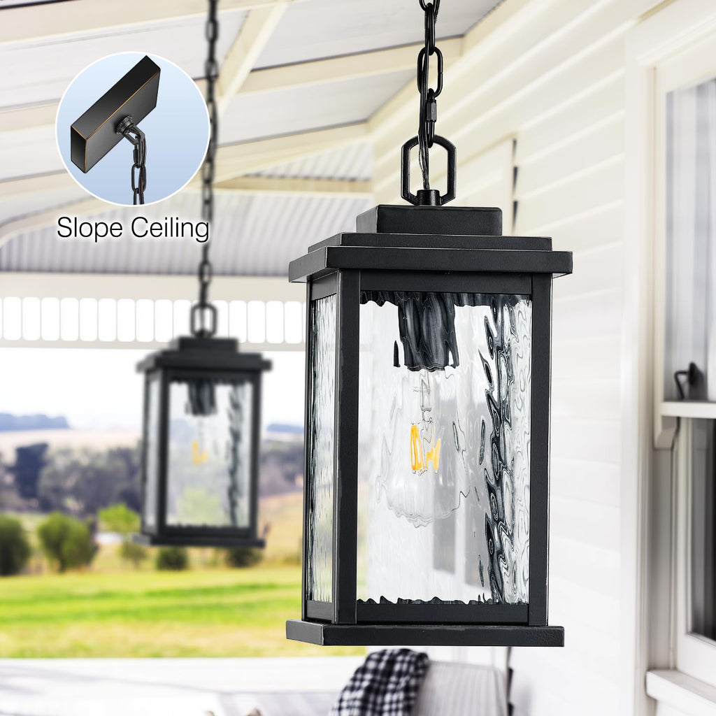 Large Anti-Rust Outdoor Chandelier with Adjustable Wire, Waterproof