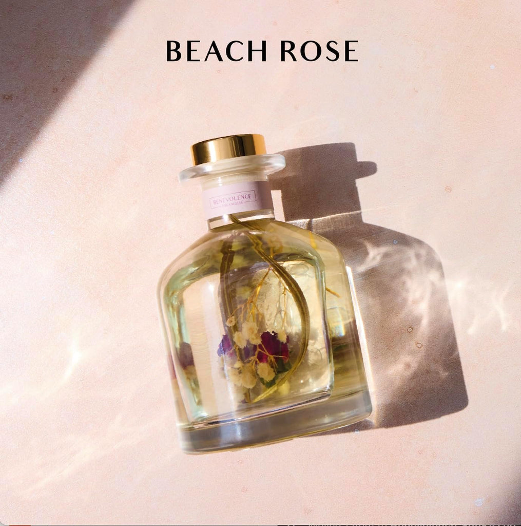 Rose & Sandalwood Reed Diffuser Set and Room Spray | Home Fragrance | Gifts for Women