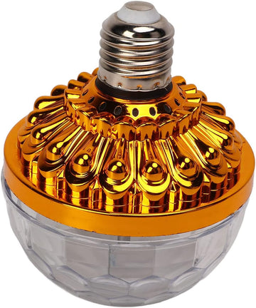 LED Full Color Rotating Lamp, RGB Color Changing Light Bulb with Music Sync for Party Home Nightclub Bar Wedding