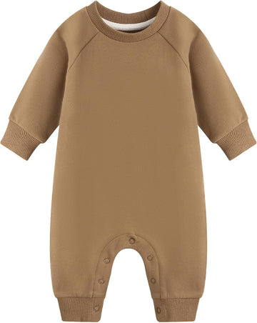 Organic Cotton Baby Boy Girl Romper Jumpsuit Outfit Clothes