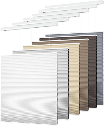 Blinds Cordless Top Down Bottom Up Blackout Cellular Shade for Window (Light Grey, 33.5X72)