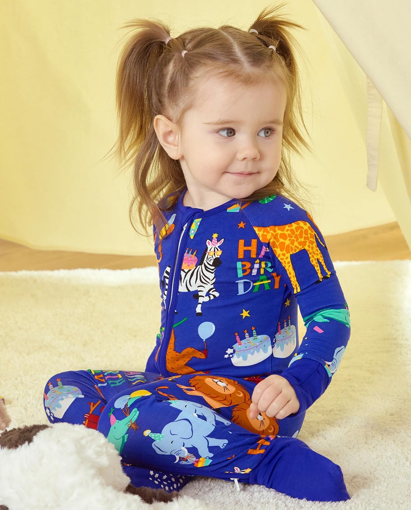 Viscose Baby Footie Pajama, Zipper Sleeper Boys Girls