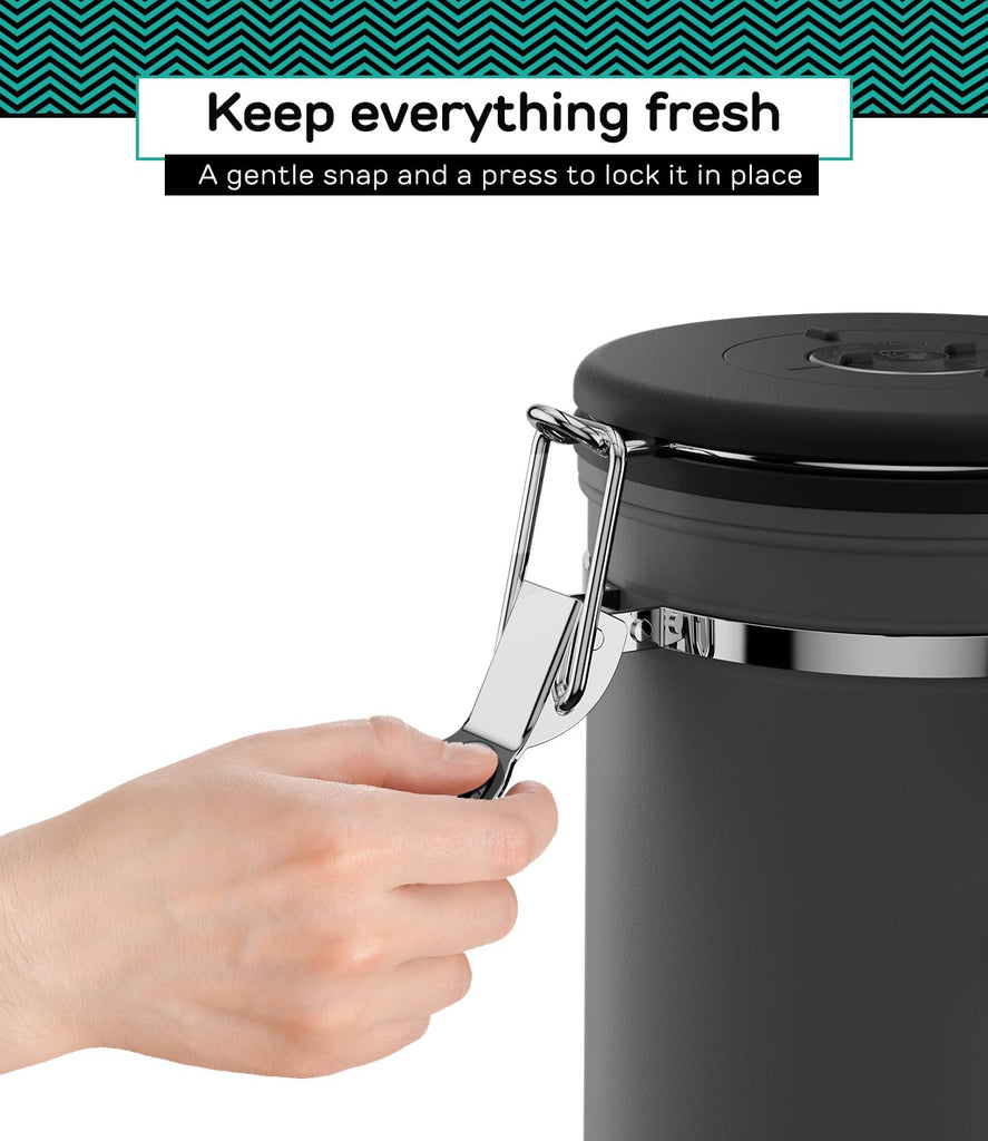 Canister, 11oz Airtight Stainless Steel Container
