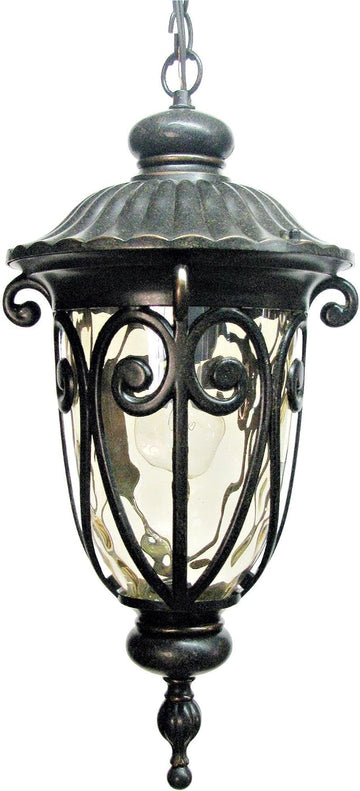 Nine-Inch Incandescent Hanging, 1-Light Exterior Light