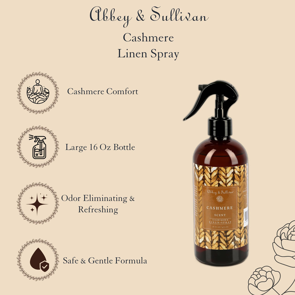 Linen Spray, Cashmere, 16 oz.