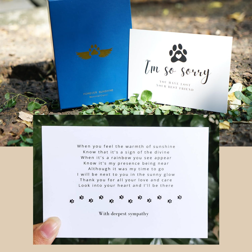 Dog Memorial Gifts for Loss of Dog Pet Sympathy Gift Suncatcher, Dog Memorial Gifts, Loss of Pet Memorial Keepsake