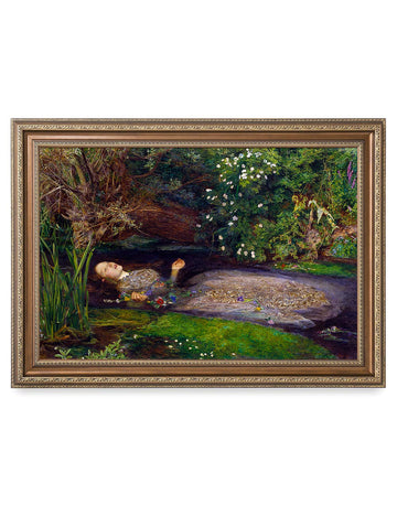 Ophelia Gold Framed Wall Art, 35x25