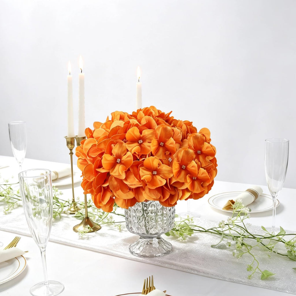 Orange Artificial Bulk with Stems 64 Pcs