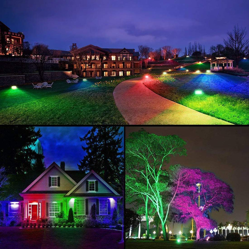 Led Flood Light 30W, 300W Equivalent Outdoor Color Changing Lights