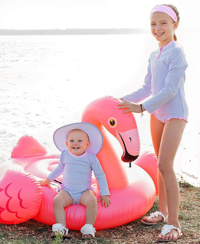 Girls Rash Guard - One Piece Baby Swimsuit UPF 50+