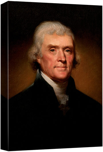 Portrait of Thomas Jefferson by Rembrandt Peale (3rd President of The United States) - American Presidents Series
