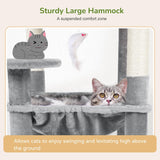 Cat Tree Tower with Scratching Post for Indoor Cats