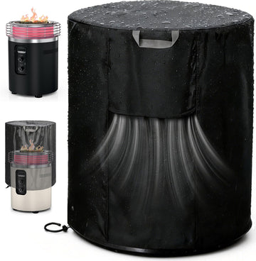 Fire Pit Cover for Ninja Fireside 360, 600D Waterproof Oxford with Ventilation to Prevent Condensation, All-Weather