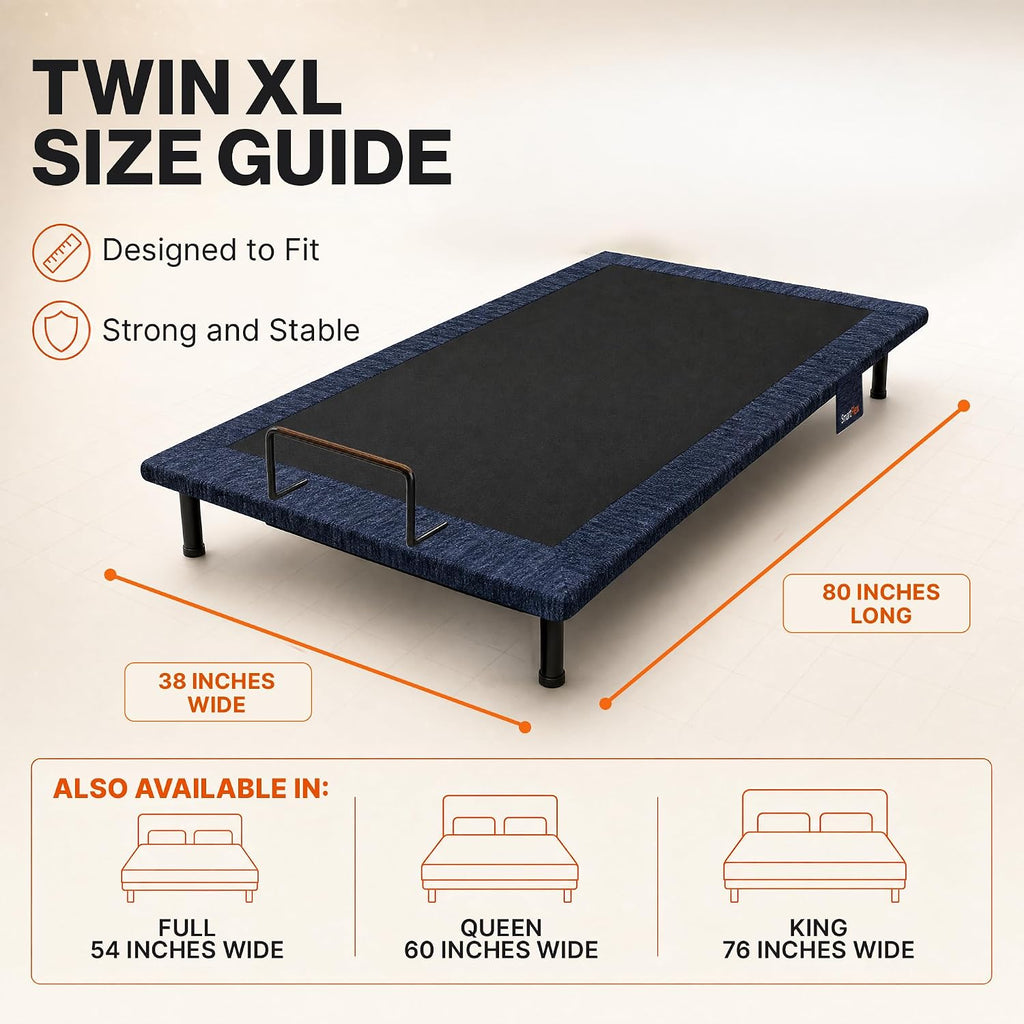 F450 Adjustable Bed Base, Twin XL Metal Frame, 750 lb Capacity - Set of 10