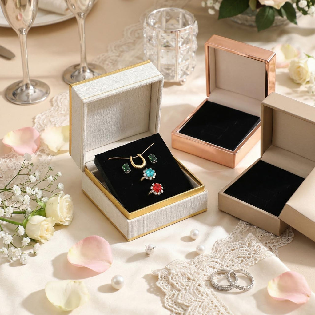 Jewelry Box Inserts: Cuttable Foam Velvet Insert Jewelry Box Liner Lightweight Ring Display Tray for Drawer - Set of 30