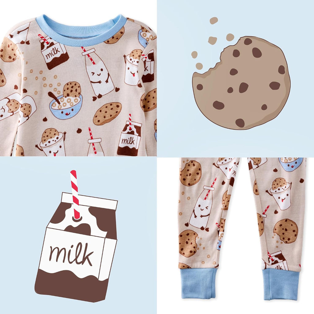 Zen Snug-fit Piece Pajamas 100% Organic Cotton Long Sleeve