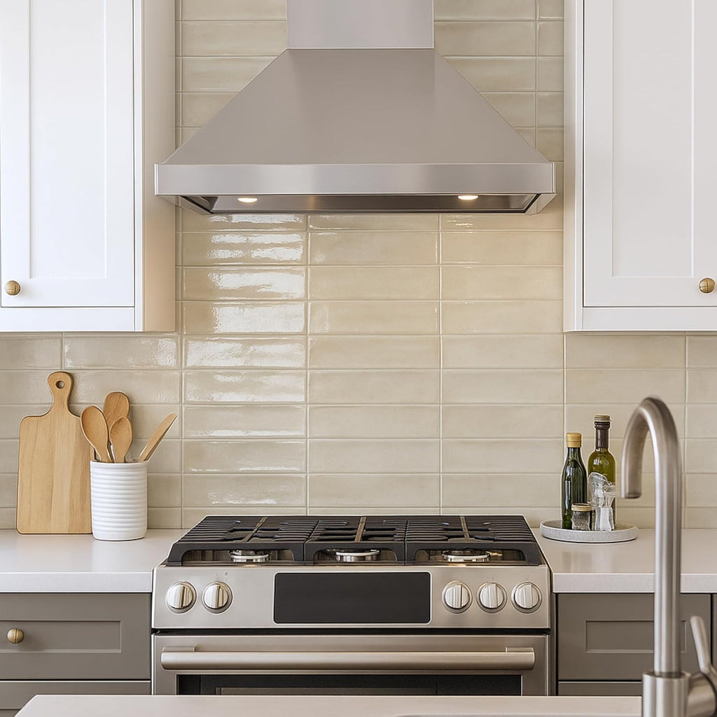 Soft Ivory Glossy Porcelain Subway Tile-2"x8" Wall and Floor, Backsplash, Shower,Fireplace Accent-for Restaurant