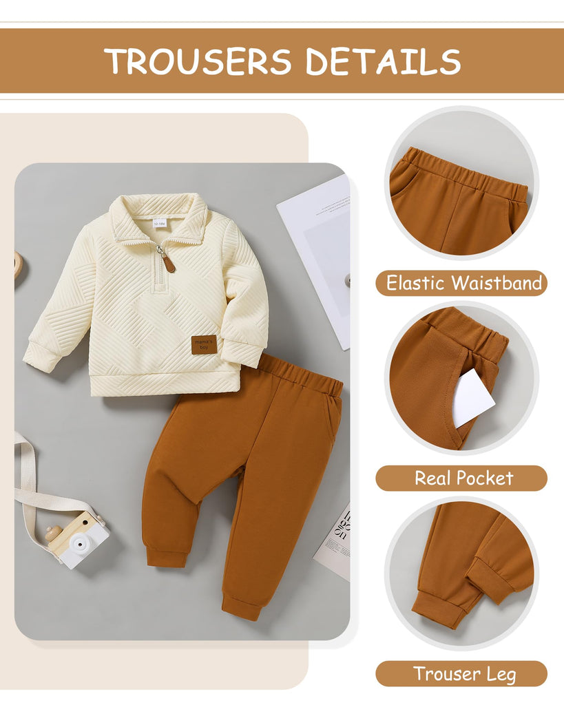 Toddler Baby Boy Clothes Outfits Set Fall Winter Sweatshirt