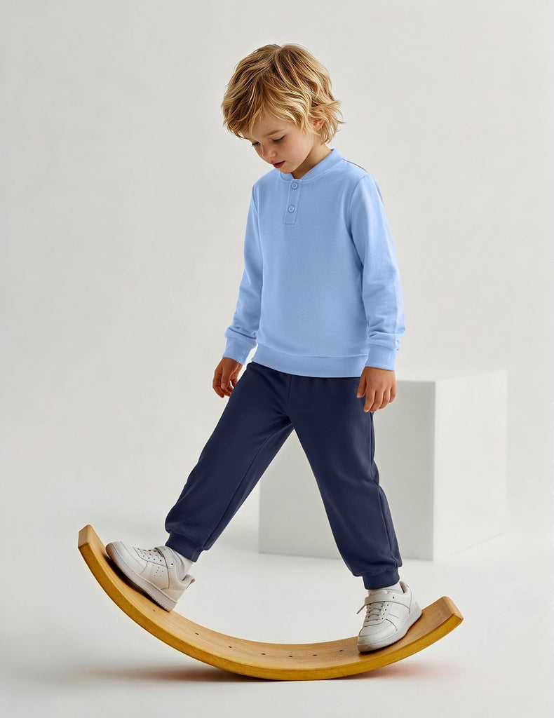 Toddler Boys Clothes Button Up Shirt and Pants Set Fall Outfits