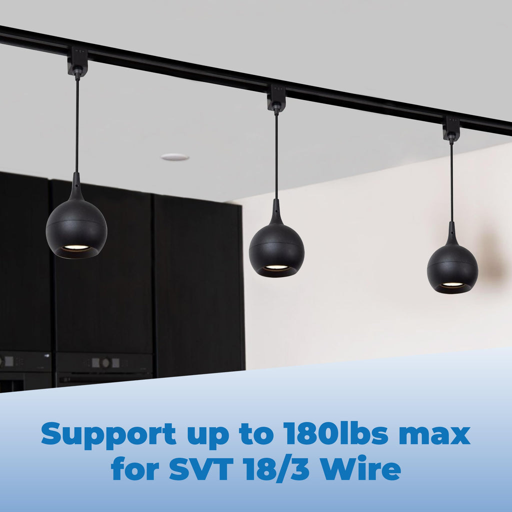 Pendant Track Adapter - H Track Adapter Supports 10 Lbs SVT 18/3
