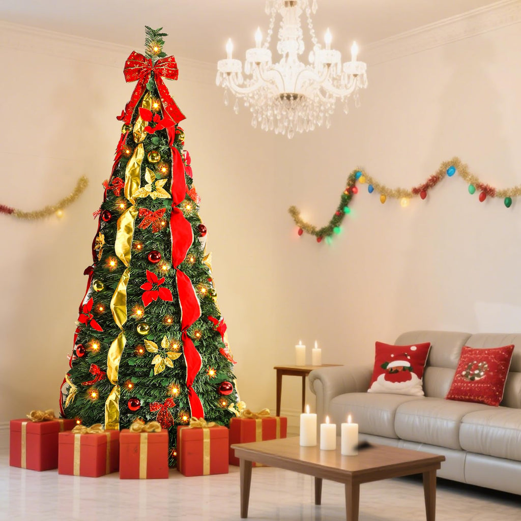 6FT Pop Up, Full Shape, Remote, Dual Color Lights