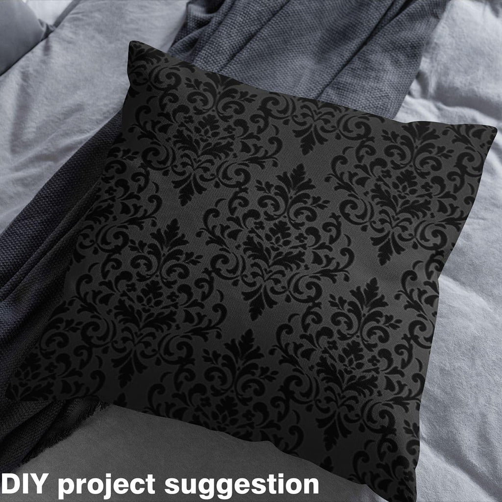Boho Damask Upholstery Fabric Soft 1 Yards