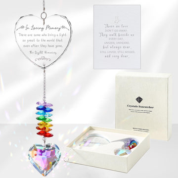 Sympathy Gifts for Loss of Loved One, K9 Memorial Crystal Suncatcher