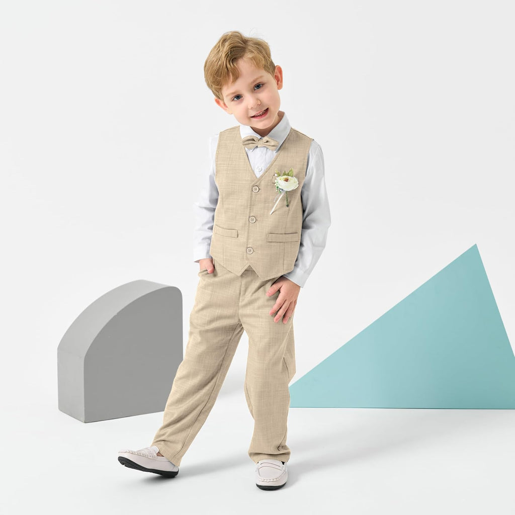 Boys Suit Formal Wedding Guest Dress Clothes
