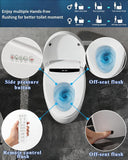 TOTTE Smart Toilet with Bidet Built-in, Auto Open/Close Lid