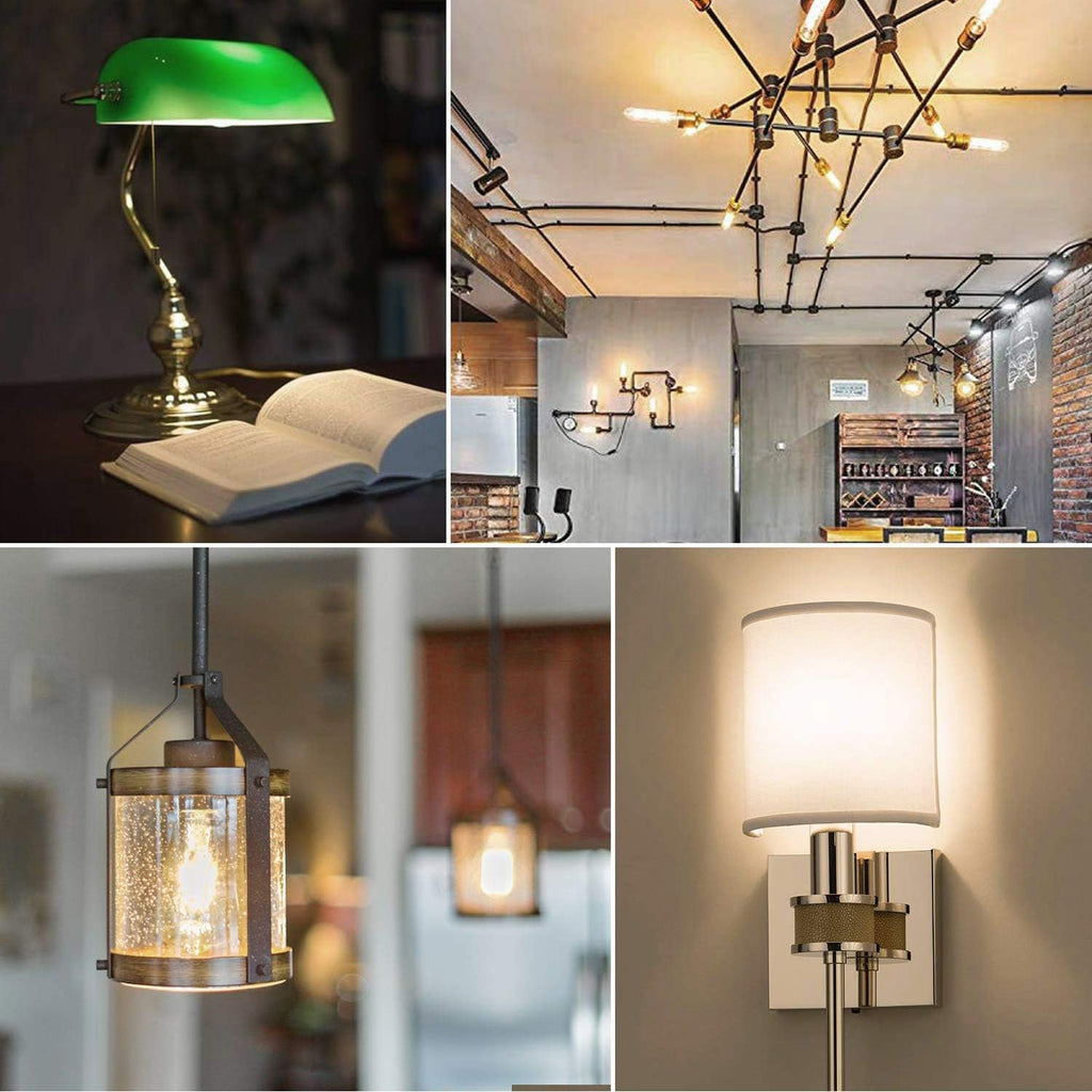 Dimmable T10 Edison Led Tubular Bulb 3000K Soft White E26 Vintage Led