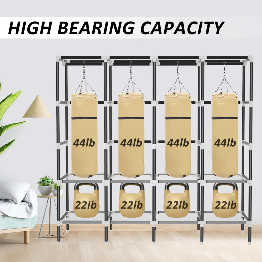 Wardrobe Closet, Steel Pipe Diameter 19mm, Portable Closet