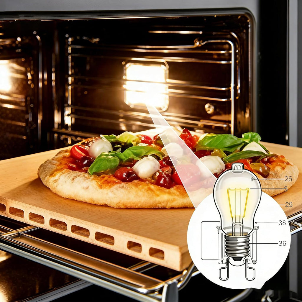 4 Pcs WB25T10102 Lamp Halogen Bulb G9 40W 120V, High Temperature Resistant Oven Light Bulb Replacement for Microwave