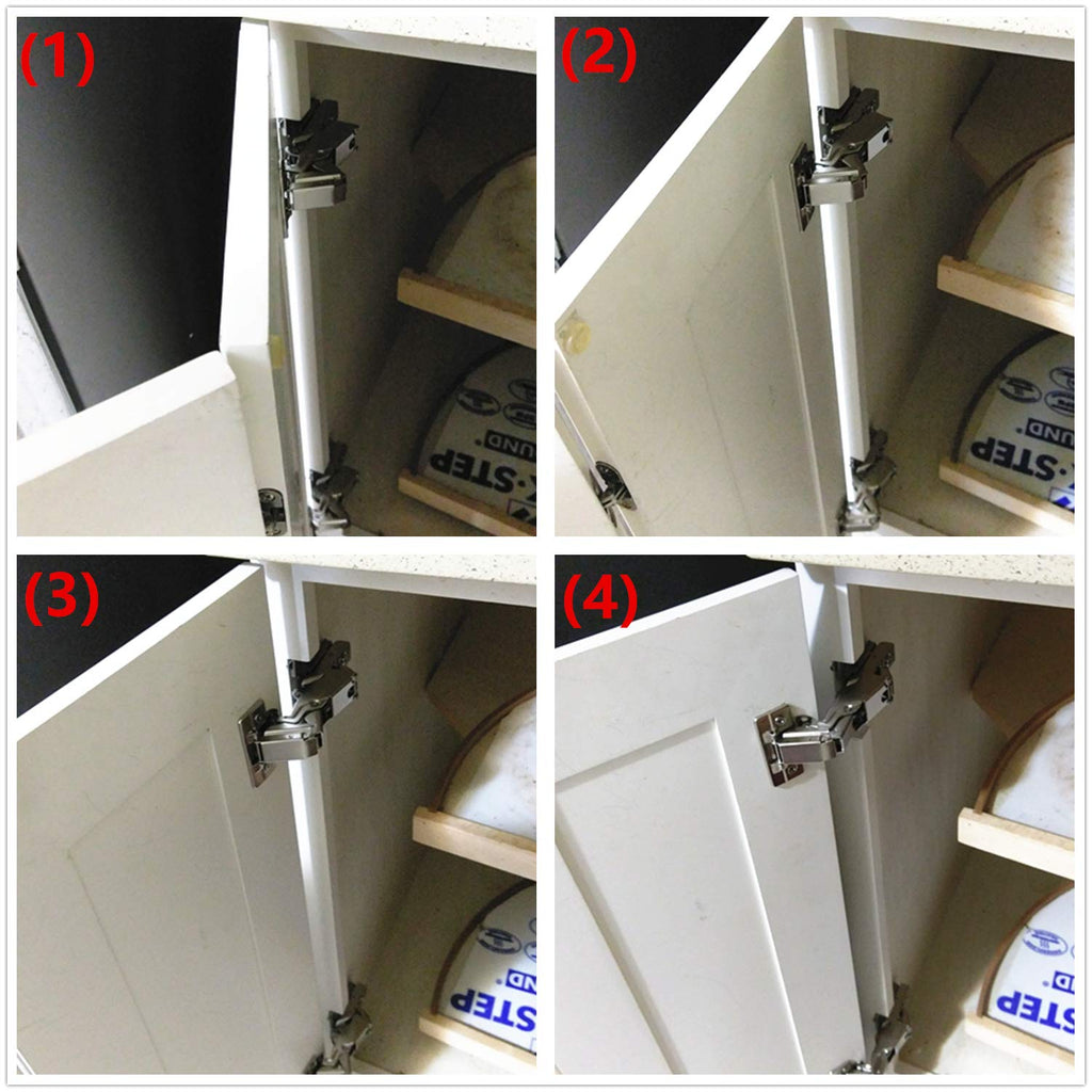 165 Degree Soft Close Cabinet Hinge, Single Pack Lazy Susan Corner Cabinet Hinge for Cabinet Frame to Door