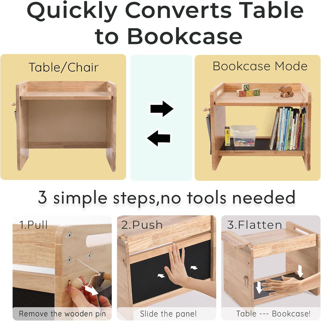 Weaning Table and Chair Set, Toddler Table and Chair Set 1