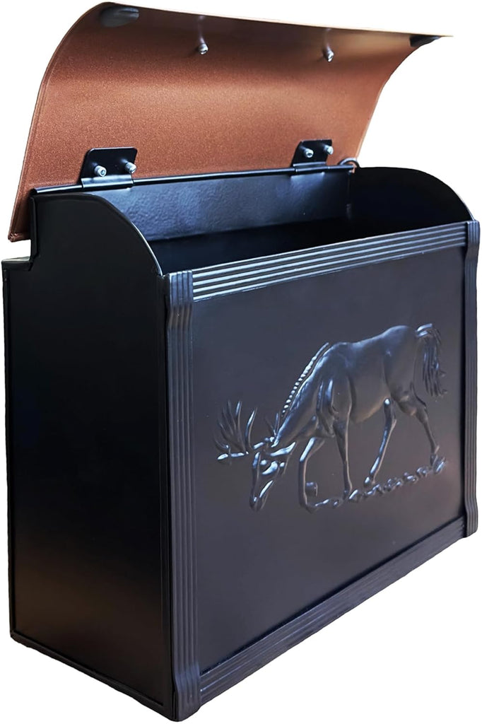 Mailboxes Wall Mount, 12.5 x 5 x 10 inch, Stainless Steel Mail Box Wall Mounted, Waterproof Mailbox for Door